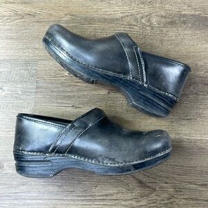 Dansko Women’s Professional Clog, Charcoal Grey/Black, size EU 39, US 8.5